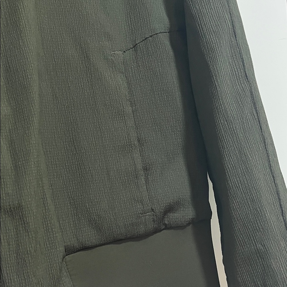 lululemon athletica Non Stop Dark Olive Reversible Bomber Jacket - Picture 9 of 12